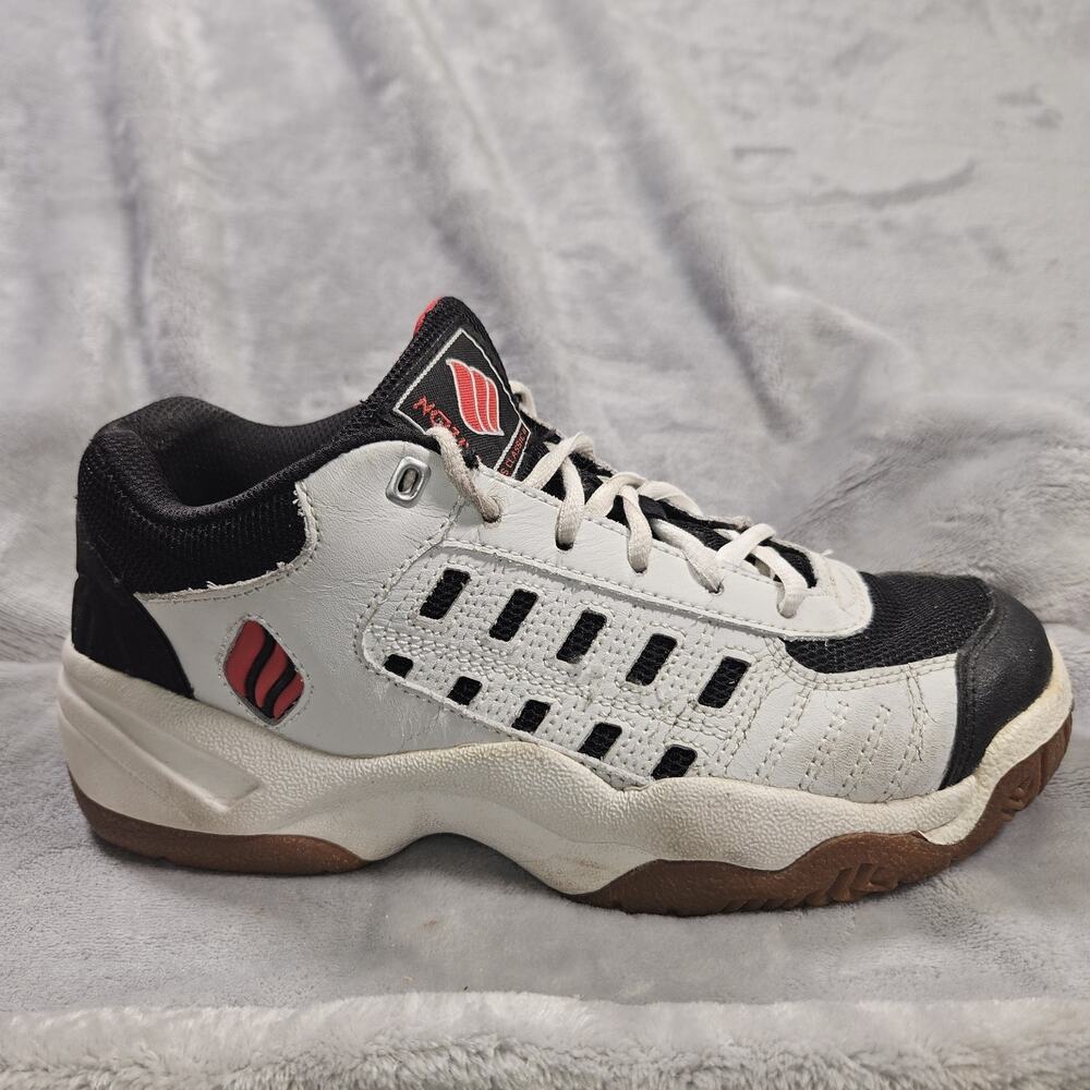 Ektelon Men’s Racquetball Shoes White Black Red Gum Sole Size 6.5 Indoor Court